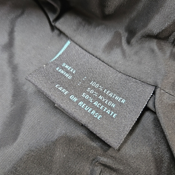 Siena Studio Charcoal Gray Contrast Stitched Genuine Leather Vest Medium - Picture 5 of 6